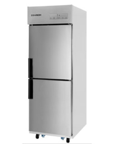 SR-C25AIB 스타리온 25박스 냉장고 1/2냉동 [내부스텐] 병꽂이 신제품